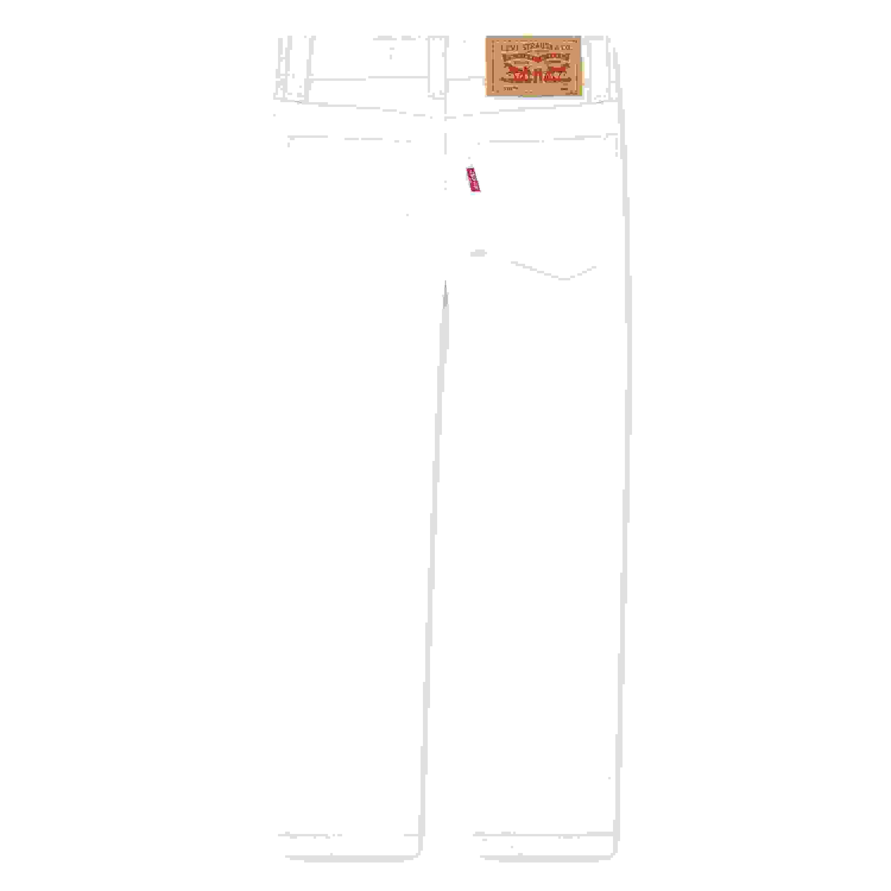 Levi's 510 Skinny Fit Little Boys' White Wash Denim Jeans